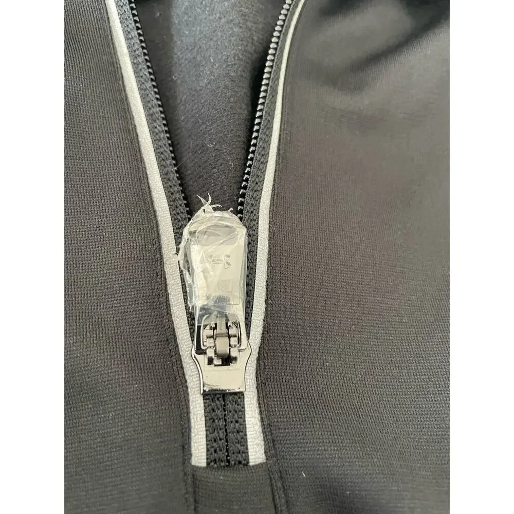 Under Armour black 3/4 zip pullover with CCFG logos 2XL - Picture 7 of 8